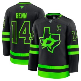 Män Ishockey Dallas Stars tröja Fanatics Premium Jamie Benn 2024-25 Svart Tredje